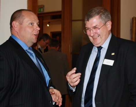 Geoff Johnson and Jim at the NBN Conference in 2010