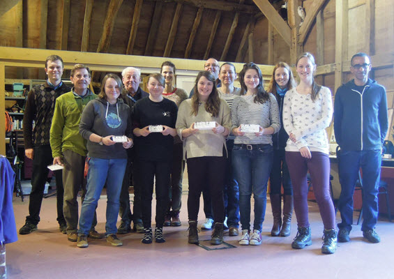 ID Trainers teaching the Create an entomology collection workshop at Gilbert White’s House.