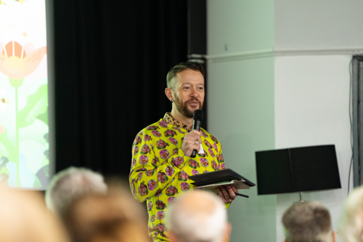 Caleb Parkin, field poet at NBN Conference 2024