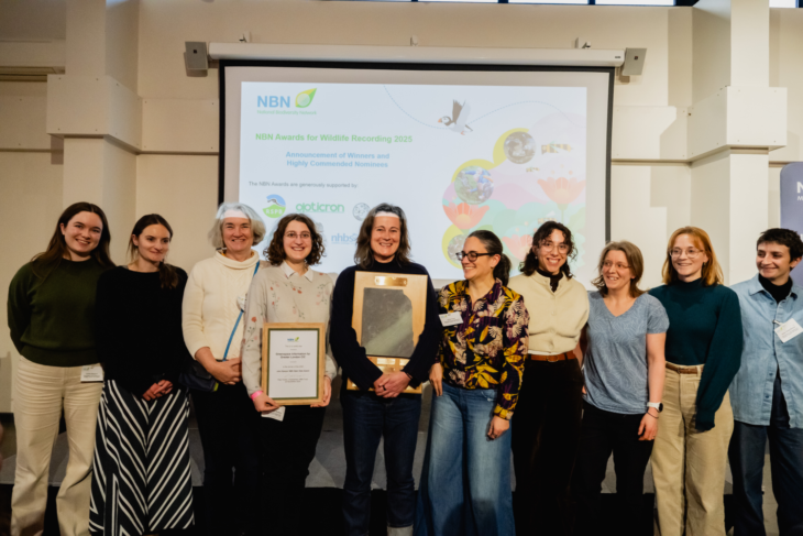 The GiGL team accepting the John Sawyer NBN Open Data Award 2025