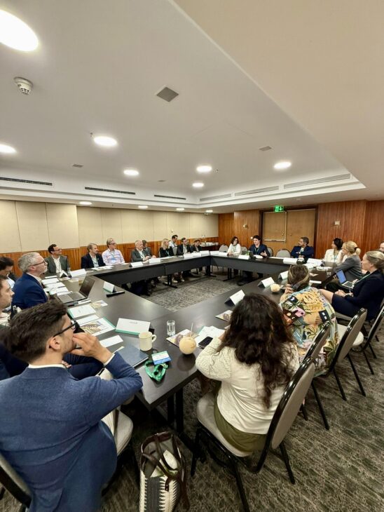 The NBN Trust and Natural History Museum hosted a roundtable on "Nature Data as Infrastructure" (Sustainable Innovation Forum, COP30)
